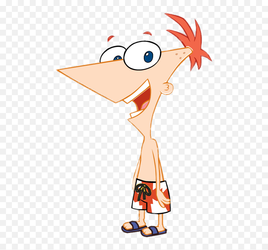 Check Out This Transparent Phineas Ferb In Swim Shorts Png - Phineas Und Ferb Phineas,Check Png