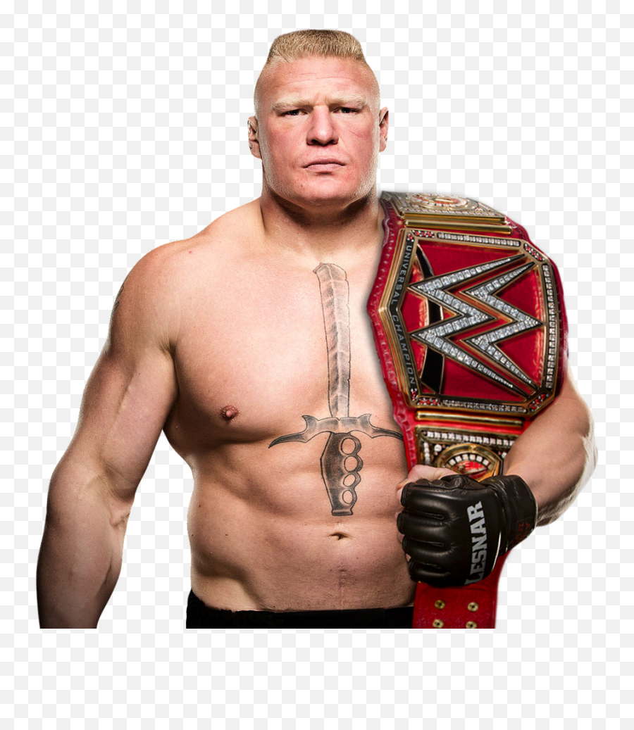 Brock Lesnar Universal Champion - Brock Lesnar With Universal Championship Png,Brock Lesnar Transparent
