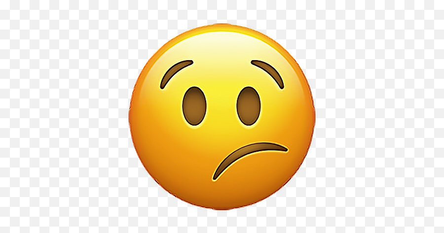 Png Worried The Emoji - Emoji Face Wink,No Emoji Png