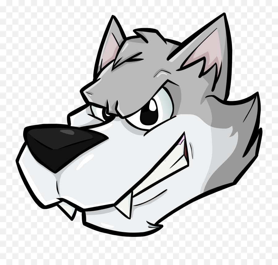 Wolf Head Cartoon Png - Cartoon Wolf Head Clipart,Wolf Head Png - free  transparent png images 