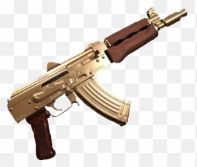 Download Gold Gun Guns Machine Ak47 Draco Pistola Memezasf - Png