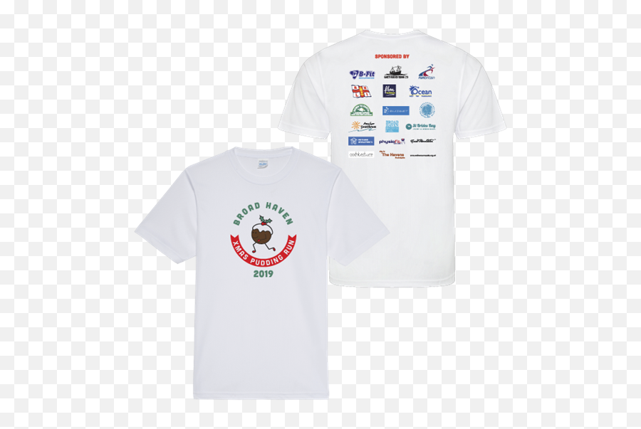 Christmas Pudding Run - Mens Logo Performance Tshirt Png,Christmas Logos