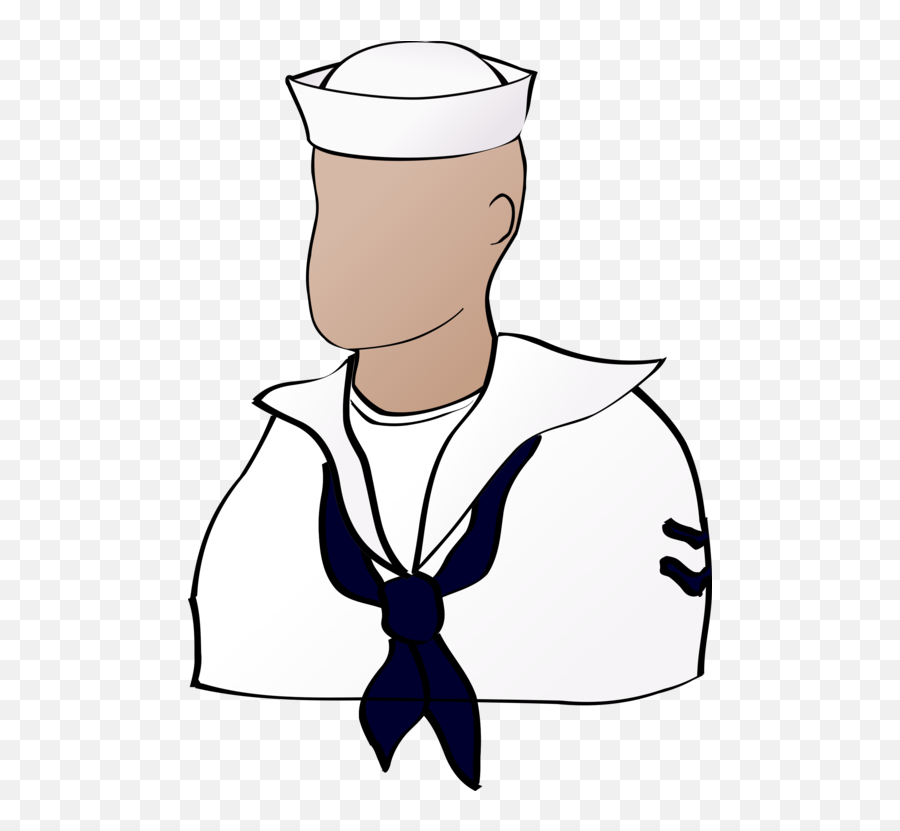 Line Artmaleneck Png Clipart - Royalty Free Svg Png Sailor Clip Art,Sailor Hat Png
