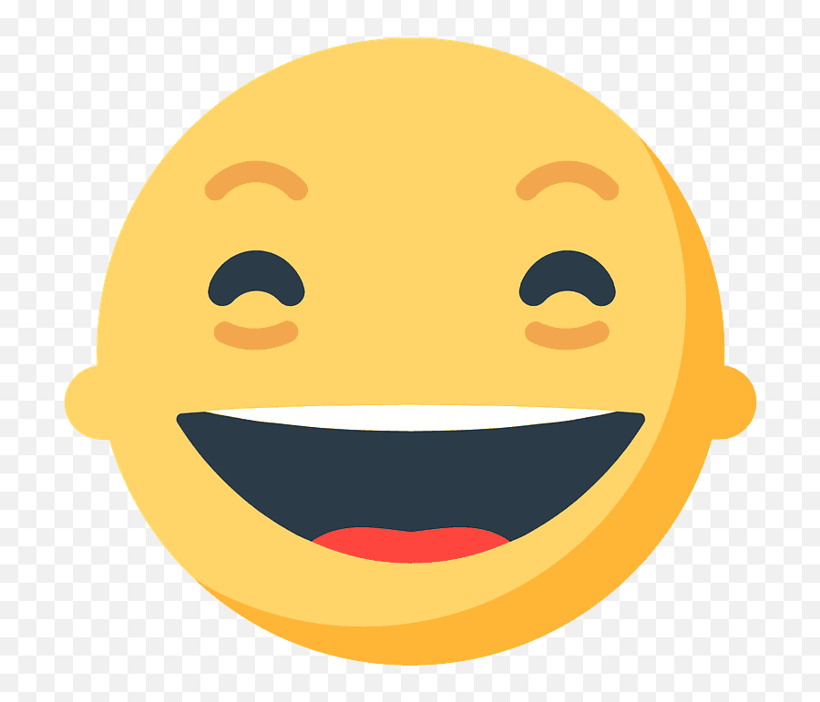 Grinning Face With Smiling Eyes Emoji Clipart Free Download - Emoji Smile Png,Smiley Face Emoji Png