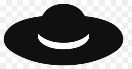 Cowboy Hat Floppy Straw Flat Icon Transparent Png - Hat Icon Transparent