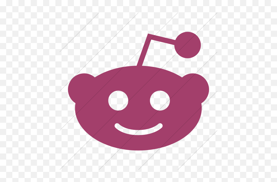 Simple Pink Foundation 3 Social Reddit Icon - Icon Reddit Logo Png,Reddit Icon Png