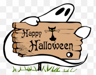 Halloween Ghost The Inscription Text Of Spirit - Ghost Clipart png