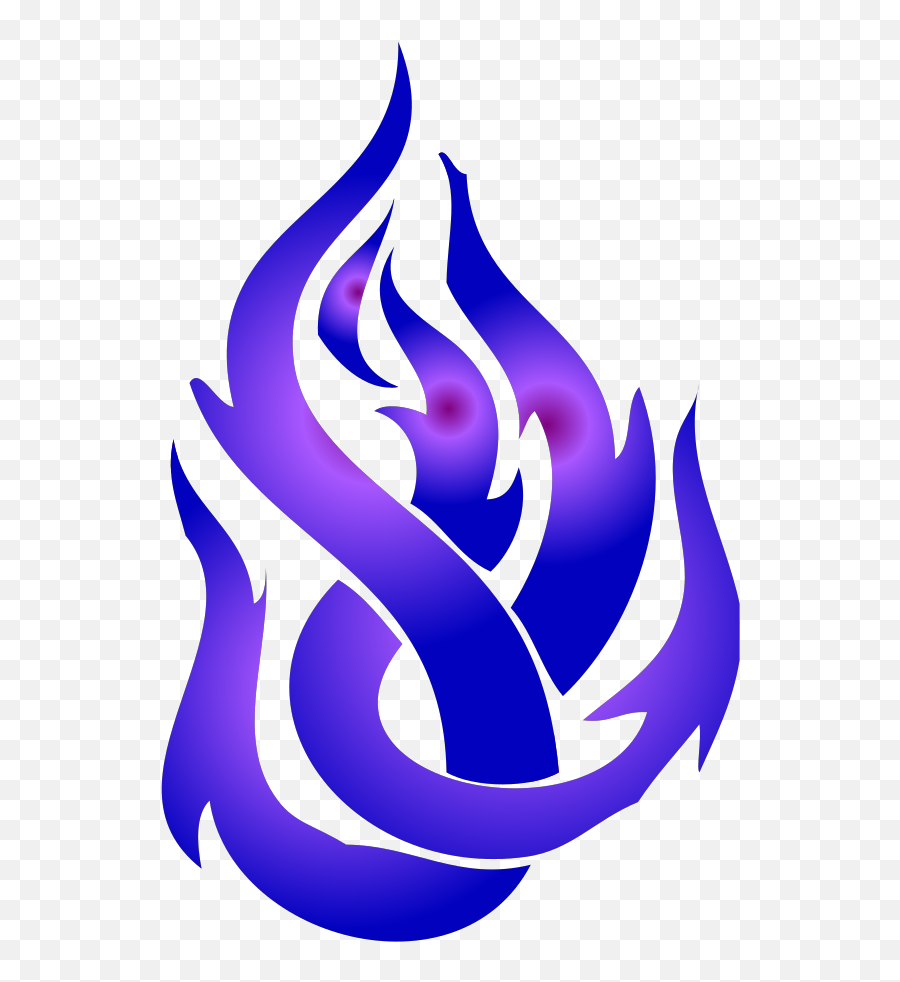 Blue Fire Png Svg Clip Art For Web - Tribal Tattoo,Blue Fire Png