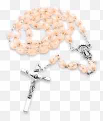 Rose Rosary Beads - png