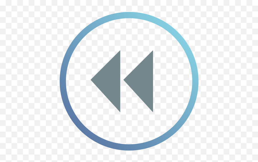 Reverse Icon Myiconfinder - Backwards Button Png,Reverse Flash Logo