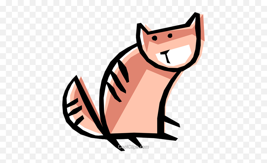 Cool Cat Royalty Free Vector Clip Art Illustration - Anim0510 Cat Png,Cool Cat Png