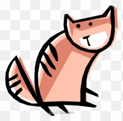 Cool Cat Royalty Free Vector Clip Art Illustration - Anim0510 Cat Png,Cool Cat Png