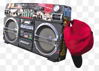 Boombox - Hip Hop Music Png Transparent Original Size Box