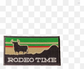 Sunset Rodeo Time Patch - Door Mat png