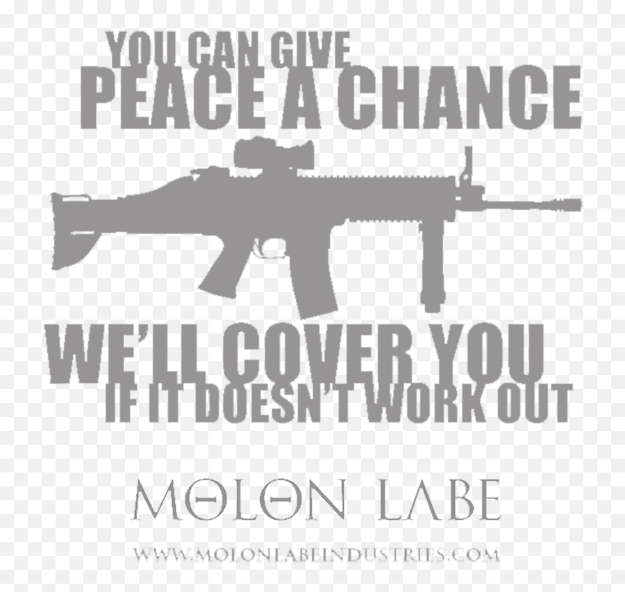 Give Peace A Chance Ladies T Shirt - Bravo Platoon Png,Molon Labe Png