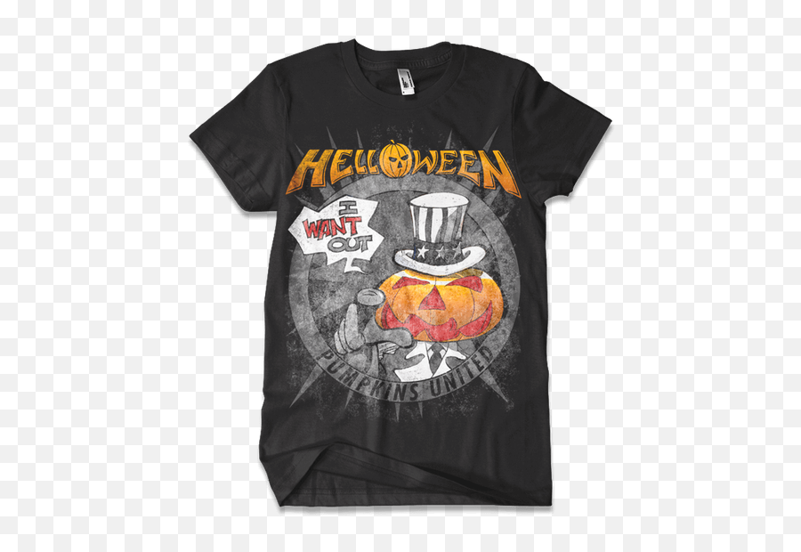 Pumpkins Store Helloween Want Out - Helloween T Shirt Png,Helloween Logo