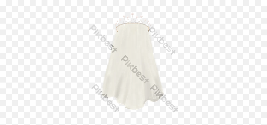 White Light Mopping Big Pendulum Pearl - Floor Length Png,Wedding Veil Png