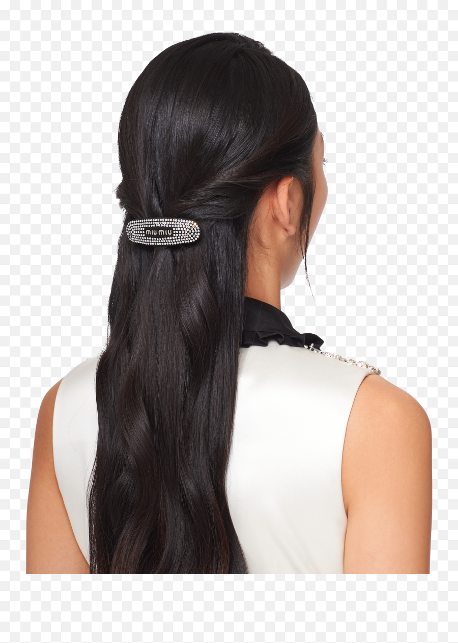 Satin Fabric Hair Clip Miu 5if0172d5hf0002 - Hair Design Png,Lace Ribbon Png