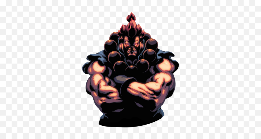 Free Street Fighter - Akuma Front Psd Vector Graphic Akuma Street Fighter Vector Png,Kenshiro Png