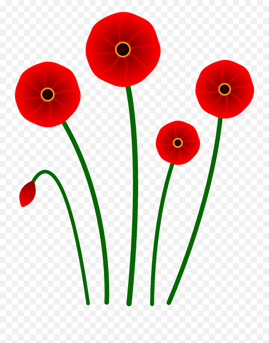 Library Of Free Poppy Flower Clip Art - Poppy Flower Clipart Png,Poppies Png