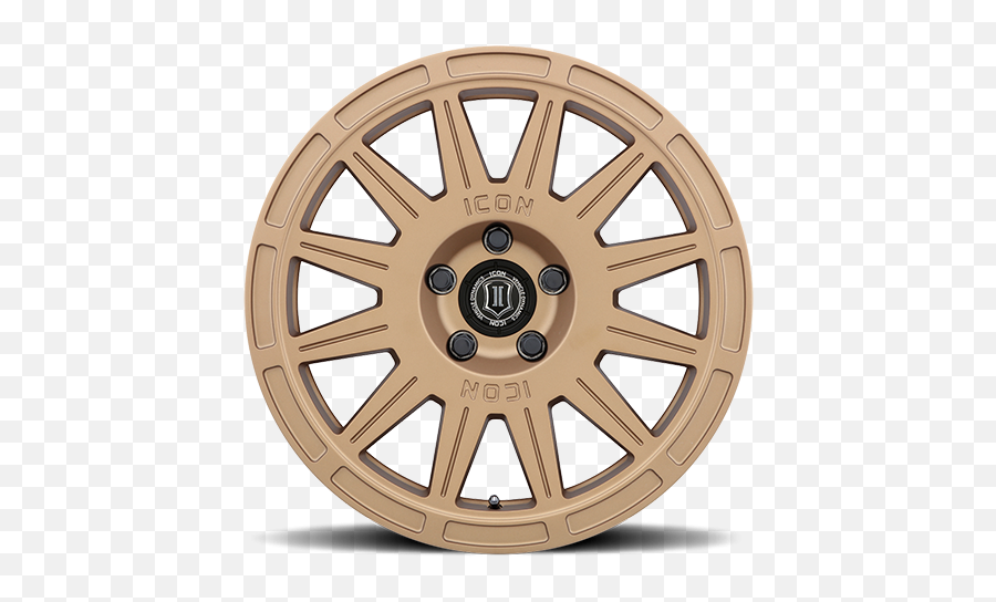 17x8 Icon Alloy Ricochet Satin Gold - Off Road Wheels Png,Icon Compression Wheels