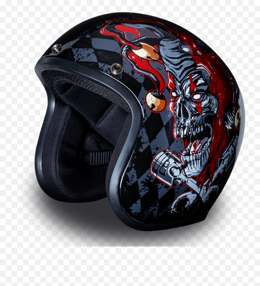 Daytona Cruiser Joker Helmet - Motorcycle Helmet Png,Icon Mainframe Skull Helmet
