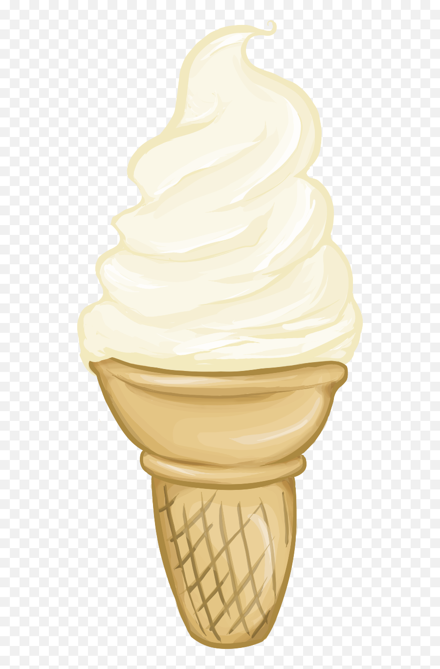 Ice Cream Icon Png Transparent - Soft,Soft Serve Icon