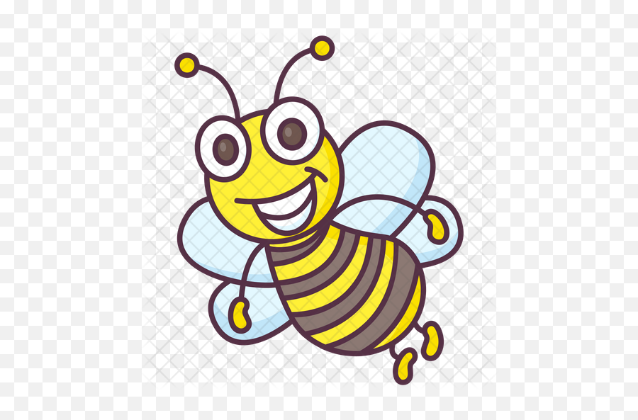 Laughing Bee Icon - Reserva Ecológica Costanera Sur Png,Bee Emoji Png