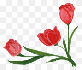 9 Flower Corner Transparent - Portable Network Graphics Png,Simple Flower Png