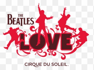 The Beatles Love Logo Cirque Du Soleil - png