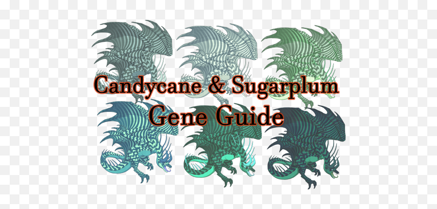 Candycane U0026 Sugarplum Gene Guide Guides Flight Rising - Illustration Png,Candycane Png