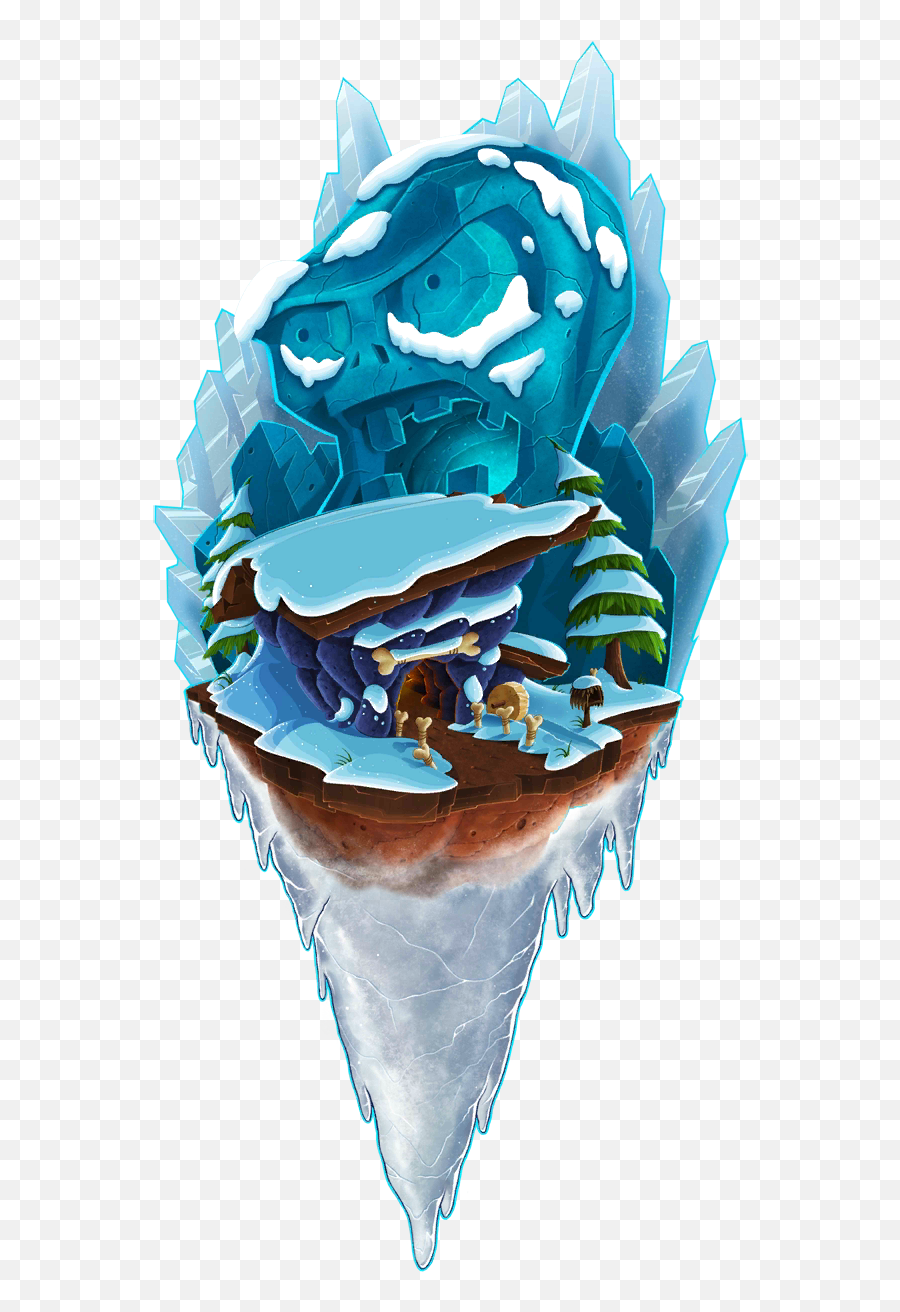 Map Icon - Plants Vs Zombies2 Frostbite Caves Lgog Png,Plants Vs Zombies 2 Icon