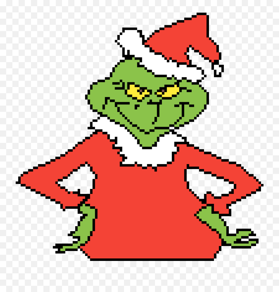 Download Hd The Grinch - Pixel Transparent Png Image Cartoon,The Grinch Png