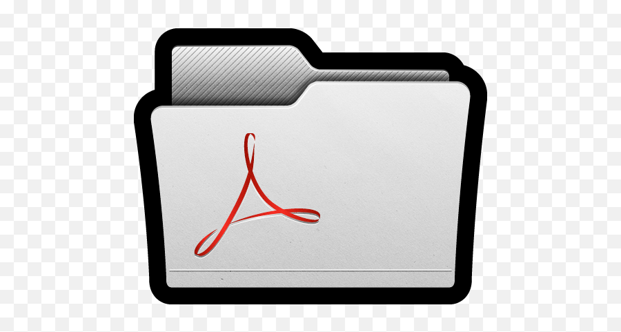Acrobat Adobe Folder Pdf Reader - Pdf Folder Icon Png,3d Folder Icon