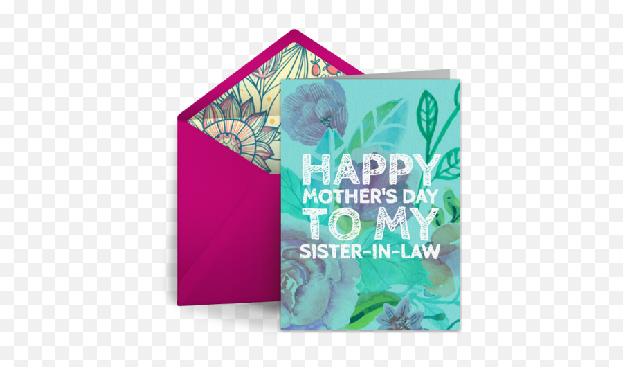 Sister - Inlaw Free Mothers Day Ecard Motheru0027s Day Card Png,Happy Mothers Day Icon