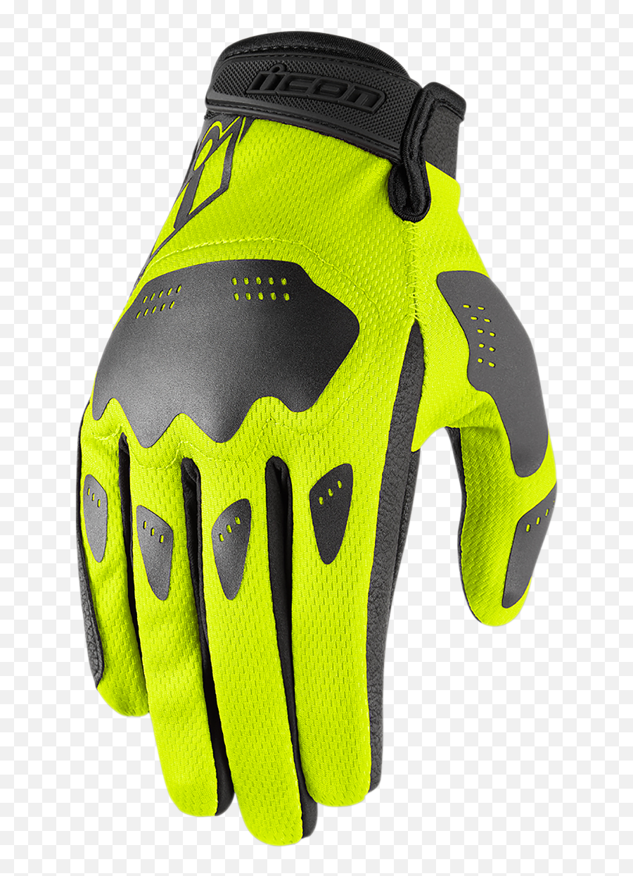 Hooligan Glove - Hi Vis Small U2013 Outletharley Guantes Moto Verano Amarillo Png,Icon Overlord Mesh Gloves