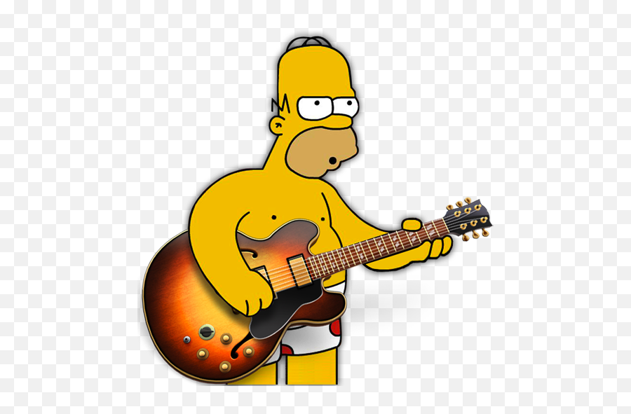 Garage Band Homer Vector Icons Free Download In Svg Png Format - Homer Guitar,Icon Garage