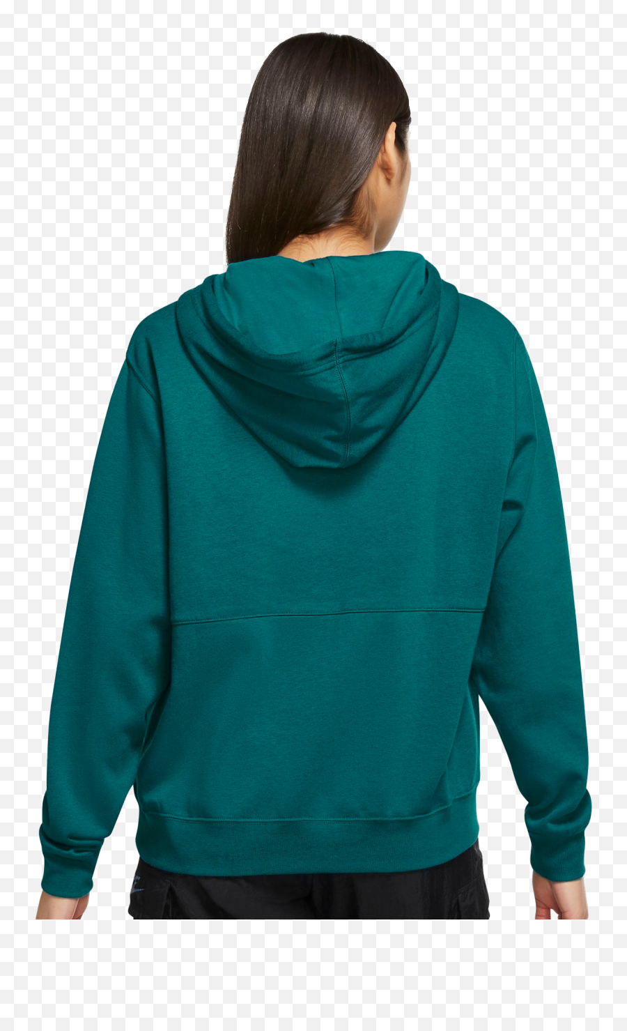 Nike Womenu0027s Sportswear Heritage Fleece Greenpurple Pullover Hoodie - Hooded Png,Nike Sb Icon Pullover Fleece