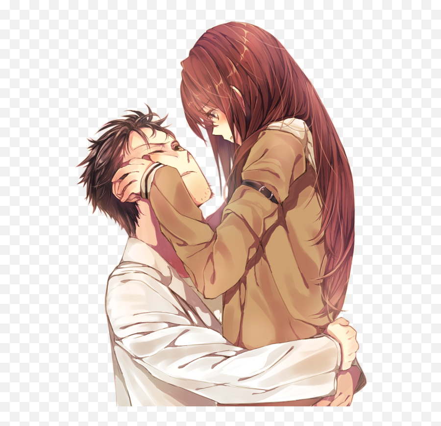 Page 1 - Zerochan Anime Image Board Romantic Love Anime Hug Png,Makise Kurisu Icon