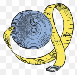 Measuring Tape Drawing Transparent Png - Dibujo De Una Cinta Métrica,Tape Measure Png