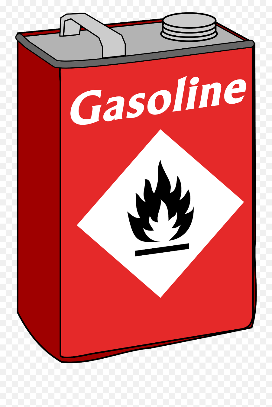 Gasoline Petrol Fuel Can Clipart Free Download - Can Of Gas Clipart Png,Gas Can Icon