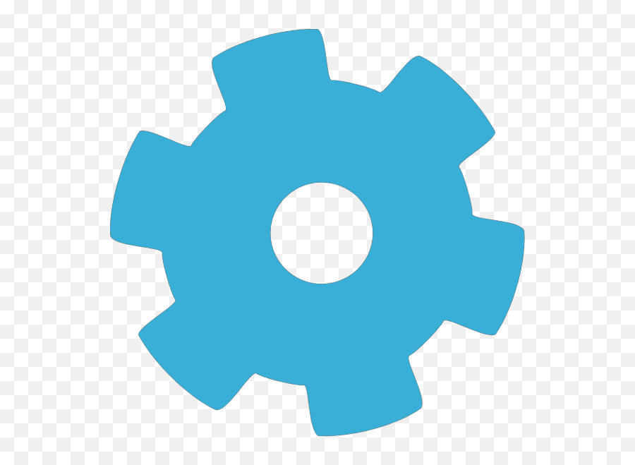 Blue Gear Wheel Png Svg Clip Art For Web - Download Clip Blue Gear Vector Png,Visio Folder Icon