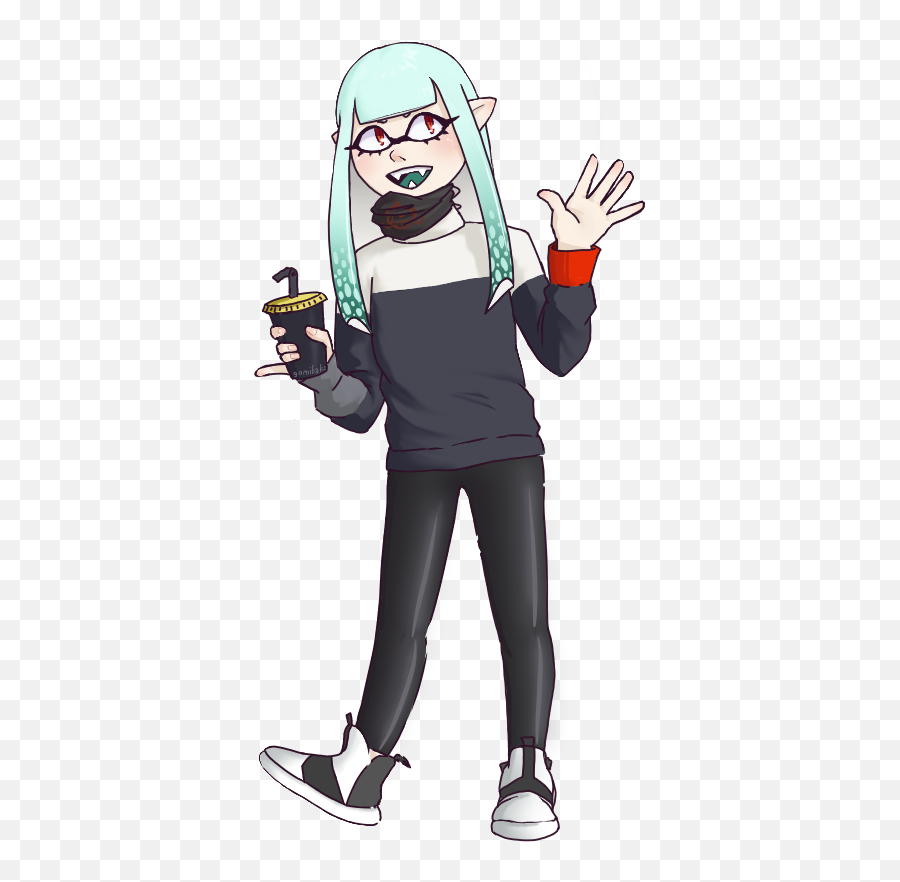 Inkling Girl - Pastelshark Illustrations Art Street By Cartoon Png,Inkling Png