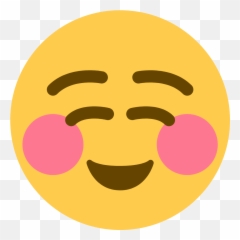 Smiley Emoji Face Emoticon - Blushing png