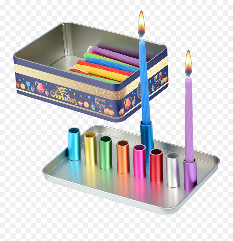 Magnetic Travel Menorah With Candles Instructions - Kids Menorah Png,Menorah Icon