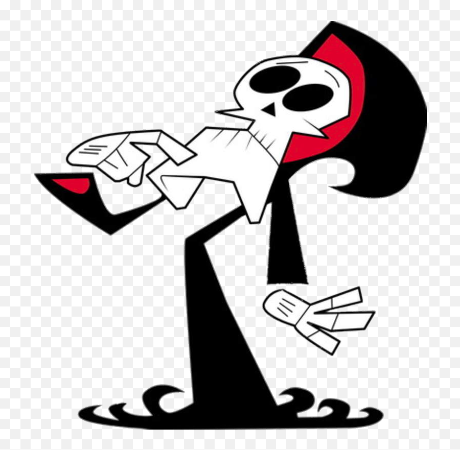 Grim Reaper Thinking Png Image - Billy Y Mandy,Grim Reaper Transparent