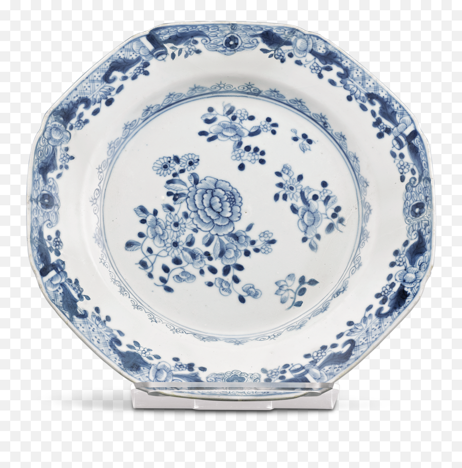 Blue Canton China Plate Owned By Martha And George Washington - China Plate Png,George Washington Png