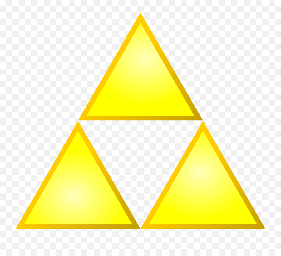 Triforce - Triforce Png,Triforce Transparent Background
