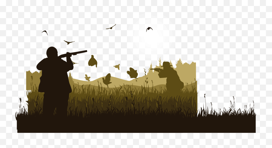 Silhouette Bird Hunting - Hunting Wild Goose Png Download Hunting,Hunting Png