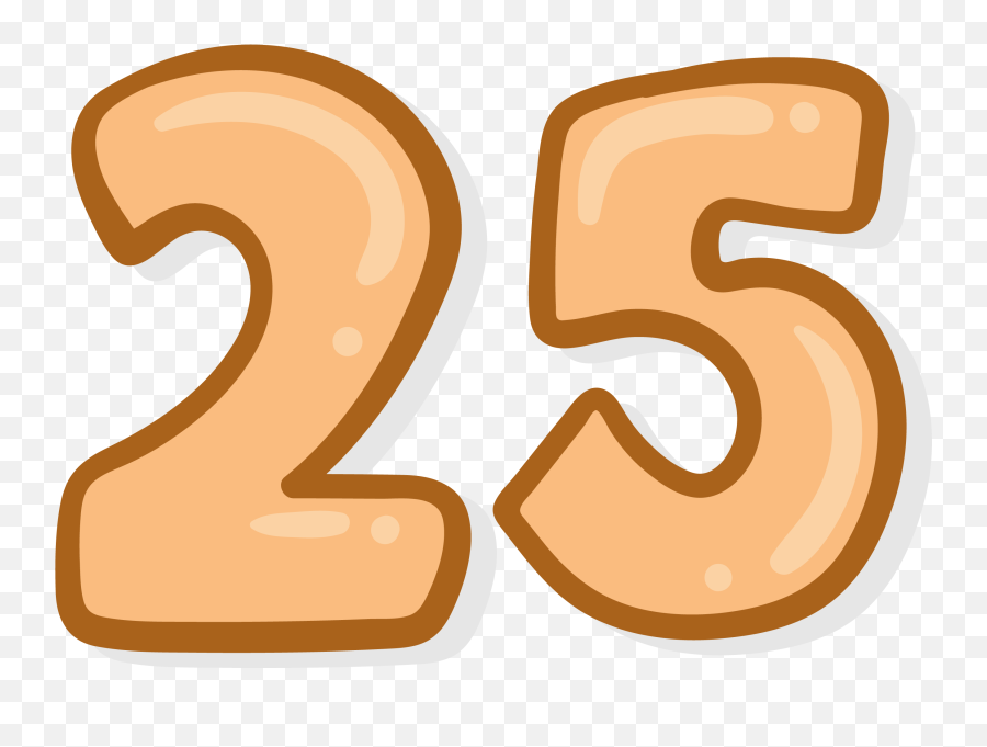 Png Images Transparent Background - Number 25 Transparent,25 Png